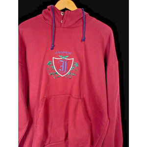 Vintage 90s Henley Sweatshirt Size M Jasper Canada Alberta Hoodie Adult Mens